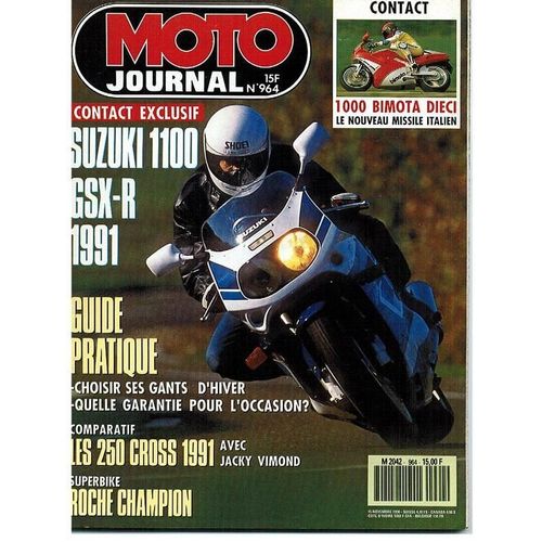 Moto Journal  N° 964 : Suzuki 1100