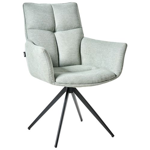 Chaise De Salle À Manger Corbie Lin Synthétique Vert Menthe
