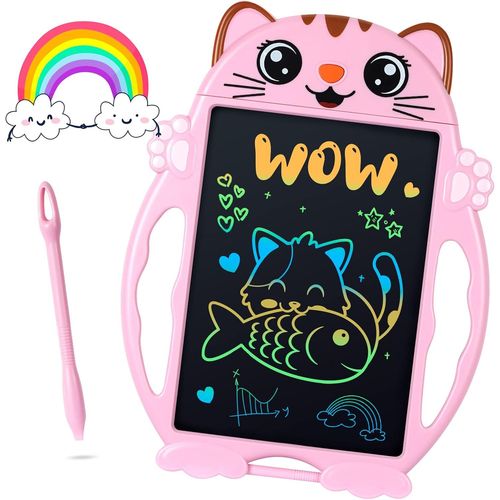 Jouet Enfant Tablette d'écriture LCD - Cadeau Fille 3 4 5 6 Ans Tablette Dessin Enfant Jouet Fille Tablette Graphique Enfant Coloré 8.5 Pouces Cadeau Anniversaire Fille Ardoise Magique Jeux Educatif