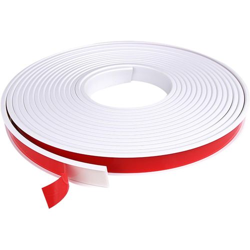 5 m x 18 mm Bande de chant de meuble, bande de chant de meuble en forme de U, protection de chant de meuble auto-adhésive en TPE pour les chants de tables et d'armoires