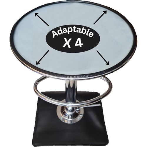 4 Patins De Protection Sol Renforces Pour Tabouret Bar Rond/Joints Pieds De Chaise Anti - Rayure/Materiel De Qualité Industrielle / 5.35 Mètres De Maintien Profil Etroit