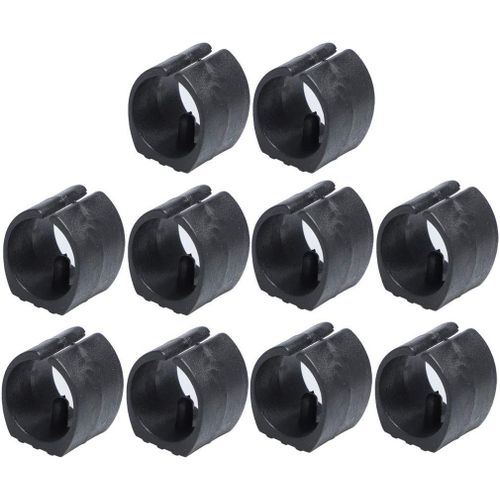 10pcs Patin Pied Chaise Tube Rond Embout Tube Pied Table Fauteuil Tampon Meuble Plastique U Forme Ronde 20mm Dia