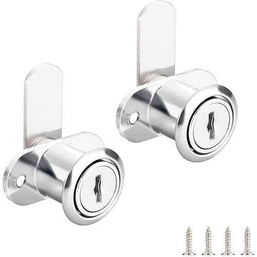 2 Pièces Serrure De Boîte Aux Lettres, Serrure D'armoire De Sécurité Avec Clé, Verrous De Sécurité À Single Porte, Pour Meuble De Rangement