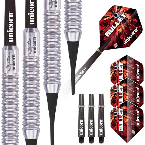Bullet Stainless Steel Gary Anderson Soft Tip Fléchettes Homme