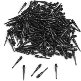 Flechettes pour Cible Electronique, 200 Pièces Noir Fléchettes Pointe Plastique, Embout de Remplacement Pointe Fléchette Souple, Améliorez Rapidement Pointes Fléchettes, Découvrez Jeux Flechette