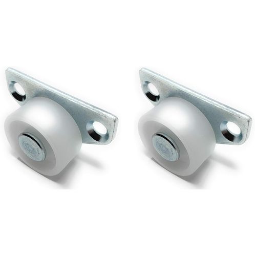 2x Roulette De Lit Rigide Lisse 30mm Charge 40kg Tiroir Meuble Étagère Armoire Lit Gigogne Acier Plastique