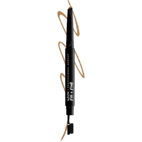 Crayon À Sourcils Fill & Fluff, Formule À La Pommade Crémeuse, Pointe Précise, Embout Brosse Pour Estomper, Blonde 
