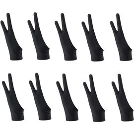 10-Pack Artiste Dessin 2 Doigts Gants de dessin pour Graphiques