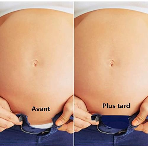 6 Paquets Extension Pantalon de Maternité Réglable Élastique