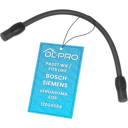 Tuyau à lait noir pour buse de moussage de lait pour machine à café Bosch Siemens 12004554 VeroAroma 700 500 300 EQ6