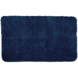 Tapis De Bain Bleu Foncé - 50x80 Cm - Pour Créer Un Set De Tapis De Bain - Antidérapant, Absorbant Et Doux