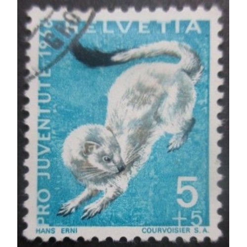 Suisse N°778 Hermine Oblitéré