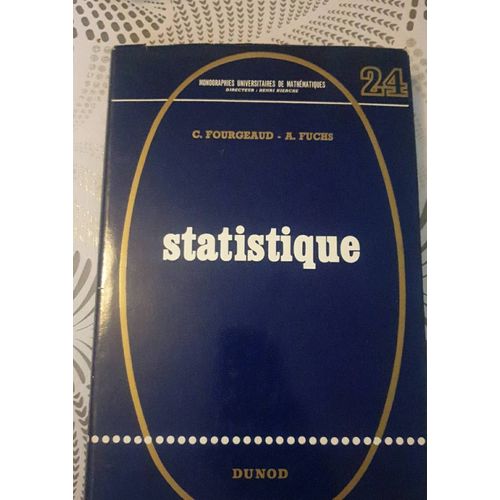 Statistique/N 24 De La Collection Universitaire De Mathématiques