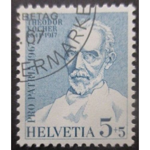 Suisse N°786 Dr Théodor Kocher Oblitéré