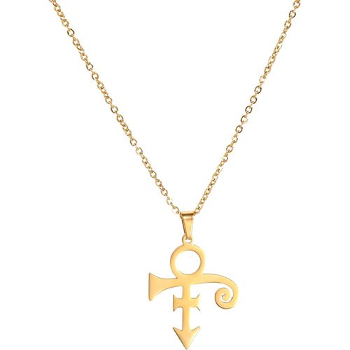 Collier Avec Pendentif Symbole D'amour Commémoratif The Minimalism Artist Chanteur Prince Collier Pour Femmes Hommes Musique Cadeau De Noël D'anniversaire
