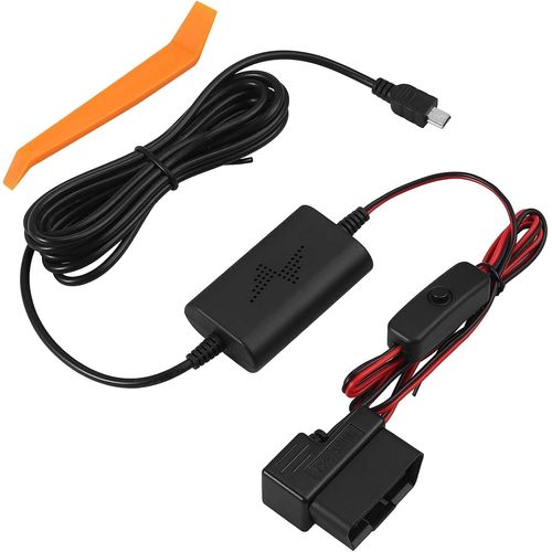 Dash Cam Hardwire Kit Mini Usb 12v-24v À 5v Câble Rigide Kit Chargeur De Voiture Câble Dash Cam Hardwire Avec Micro Usb Cable Pour Etc