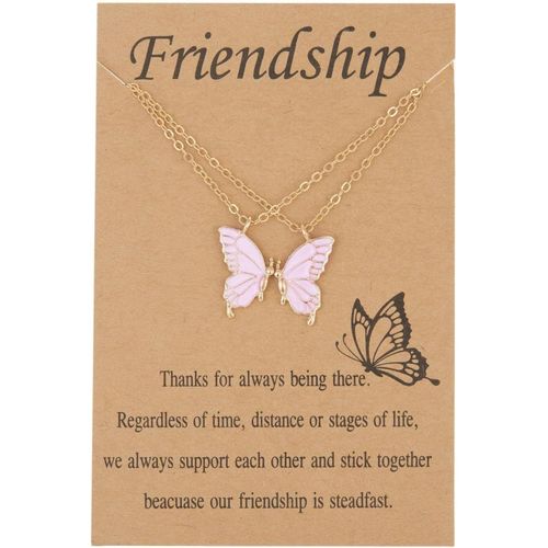 Collier D'amitié Collier Bff Pour 2 Cadeaux Pour Filles Collier Bijoux Anniversaire Longue Distance Cadeaux De Noël Pour Femmes Filles S?urs