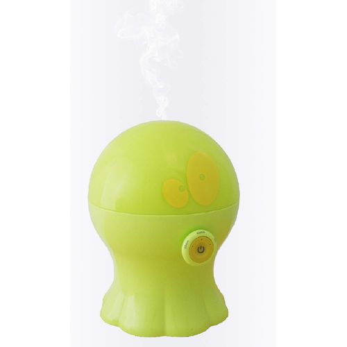 Diffuseur D'arômes à Ultrasons - Vert - Aromathérapie - Veilleuse pour Enfants - Minuterie - Durée de 6h - Arrêt Automatique - 3 Couleurs Disponibles - Scricciolo - 300 ML - Made in Italy