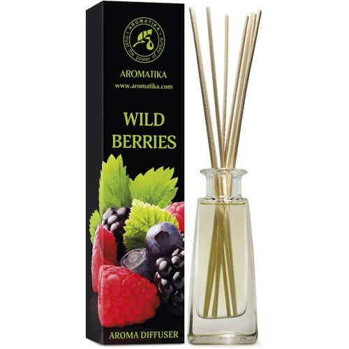 Diffuseur Arômes de Baies Sauvages 100ml - Diffuseur de Roseaux - Parfum Ambiance - Diffuseur Parfumé Baies Sauvages Odeur de Baies Sauvages