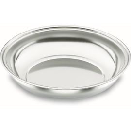 Assiette Creuse De Camping 22 Cm Inox 18%, Argent