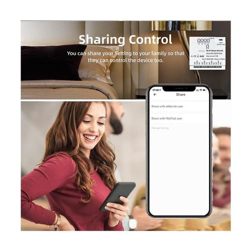 4ch Wifi Smart Switch 7-32v Usb 5v 2.4g Wifi Smartlife Home Automation Module For Iftt Alexa Google