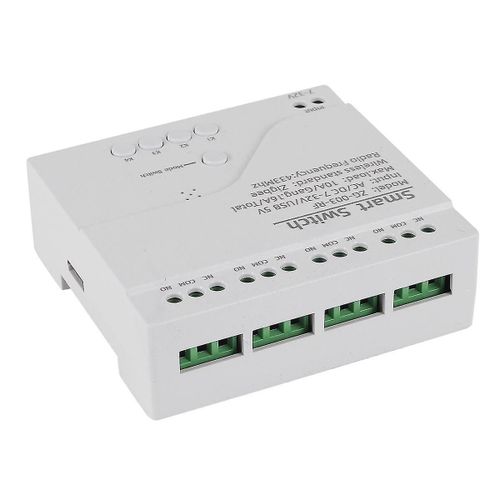 4ch Zigbee Wireless Switch, module de commutation wifi, tlcommande, bricolage, relais 4 gangs, travail avec Alexa Goog