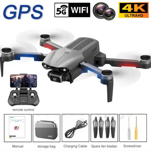 4drc-Drone Professionnel F9 Avec Gps,Uav,6k,Hd,Camra Pour Touristes,5g,Wifi,Fpv,Quadrirotor Rc Sans Balais,Pliable,Longue Porte 3000m,25min - Type [F9]-4k-Gps
