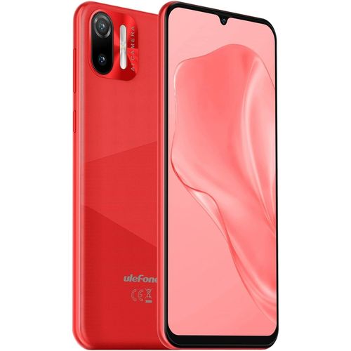 4G Tlphone Portable Debloqu Note 6(P), 8,5Mm Ultra Mince Dual Sim Smartphone,cran Hd+ 6,1'',Fente Pour 3 Cartes, Android 11 Go,2Go + 32Go,Camra 8Mp+5Mp,Dverrouillage Du Visage Gps Rouge