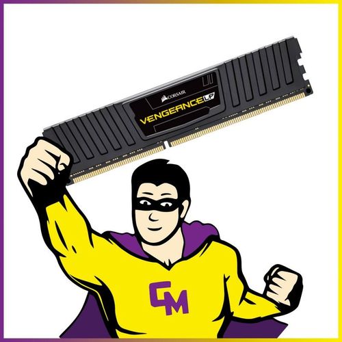 4Go RAM DDR3 Corsair Vengeance LP CML16GX3M4X1600C8 PC3-12800 1600Mhz DIMM 1.5V