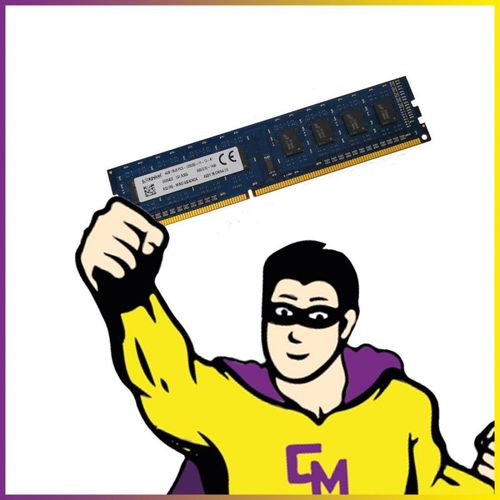 4Go RAM Kingston 9995402-132.A00G PC3-12800U DDR3 1Rx8 1600Mhz