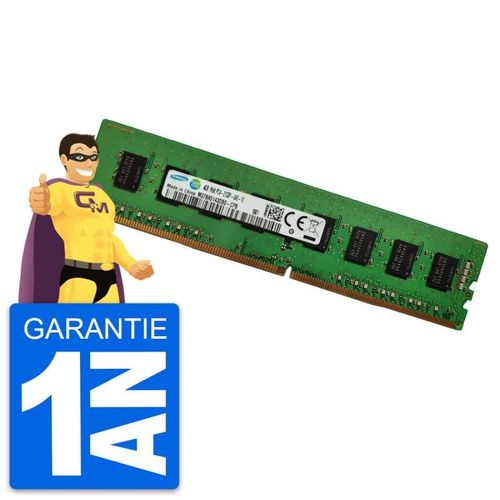 4Go RAM Samsung M378A5143DB0-CPB DDR4 DIMM PC4-17000U 2133MHz 1Rx8 1.2 v CL15