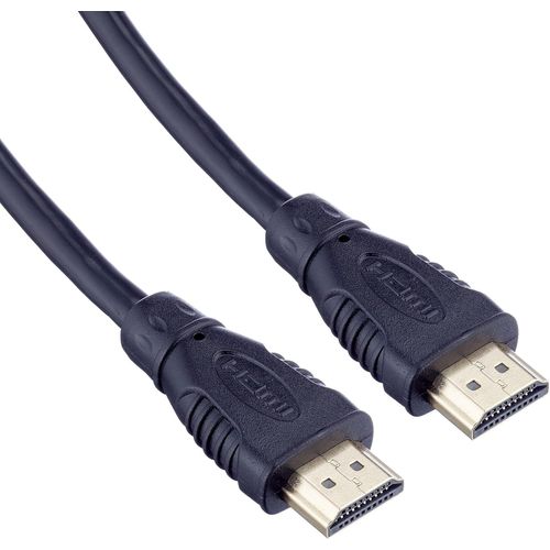 4K Cble Hdmi Haute Vitesse M/M 10.2Gbps Avec Ethernet,Compatible Avec Vido 4K@30Hz 2160P,Full Hd 1080P,3X Blind,Deep Color,3D,Arc,Hdr,Connecteurs Plaqus Or,Noir,1 M