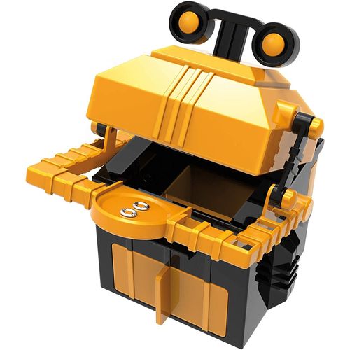 4m Kidzrobotix : Robot Spaarbank 14cm, Avec Instructions Dtailles, Fonctionne Avec Des Piles 1x1.5v Aa (Non Incluses), Bote 24x16.5x6cm, 8+