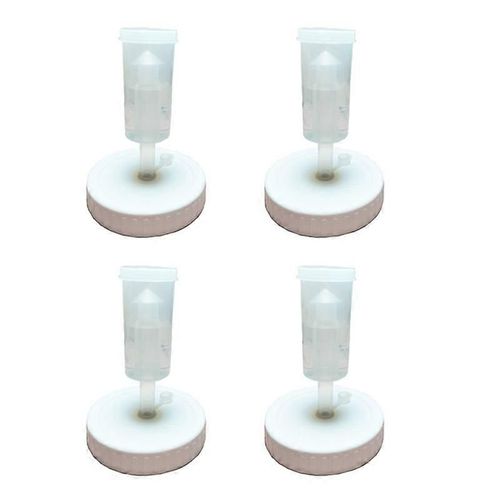 4pc Bouche Jarres Couvercles Couvercles De Fermentation Avec Sas Kit De Fermentation Pour Faire De La Choucroute En Large Mo