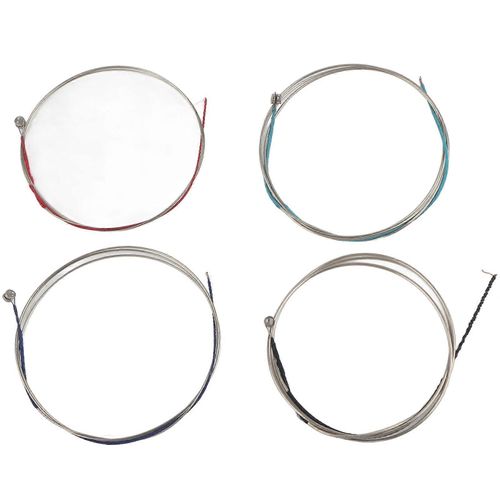 4pcs Cordes DAlto A ?1er D ?2me G ?3me C ?4me Nickel Argent Enroul Nickel ? Boule Plaque ? Noyau En Acier DExtrmit