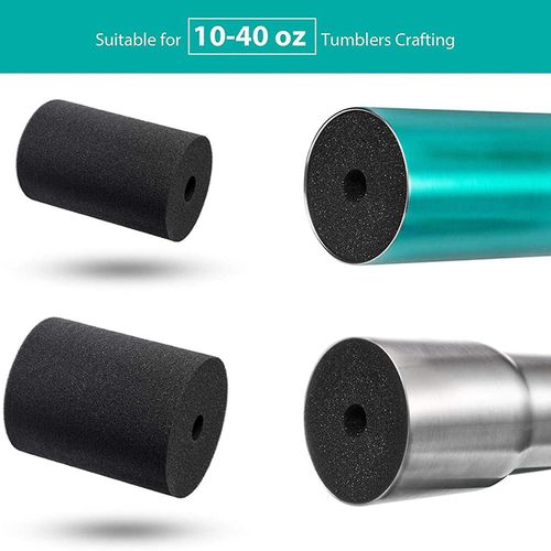 4pcs Cup Turner Foam Black Cup Turner Foam Cup Tumbler Fixing Turner Foam Localiser Spinner Foam Cup T