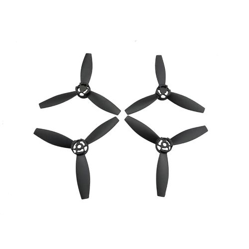 4pcs Hlices En Plastique Props Rotor Compatible Pour Parrot Bebop 2 Power Fpv Drone Quadcopter, Noir