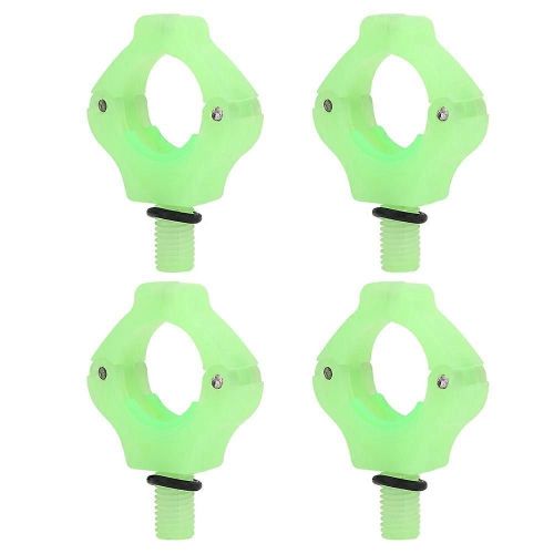 4pcs Magntique Support Tte Rglage Automatique Canne  Pche Queue Repose-Queue Porte-Outil Accessoiresvert Lumineux