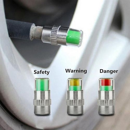 4pcs Scooter Bike Tire Pressure Gauge Indicator For Xiaomi M365 1s Pro2 Alert Monitoring Cap Sensor Tire Pressure Indicator