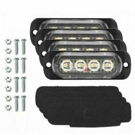 Feux De Penetration Led 4 Feux Stroboscopiques LED Orange 12V-24V - Éclairage Urgence Camion Poids Lourd Feux Pénétration LED