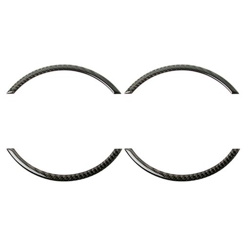 4x Fibre De Vritable Pour Garniture Cadre D'cran Navigation Console Mini F55 F56