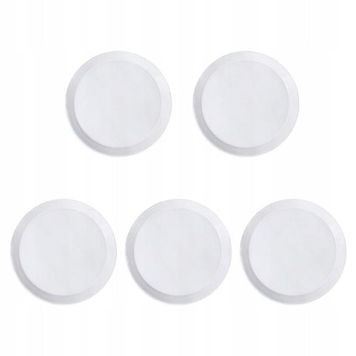 5 assiettes blanches miniatures pour maison de poupe  l'chelle 1:12, modle de salon