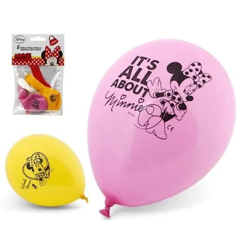 5 Ballons Minnie 23 Cm