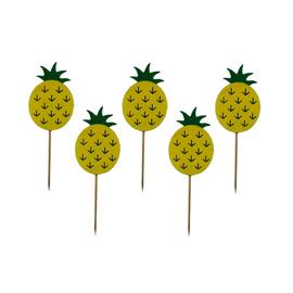 5 Choix De Nourriture De Cupcake Topper D Ananas Pour Le Gateau D Anniversaire De Douche De Bebe D Enfant Rakuten