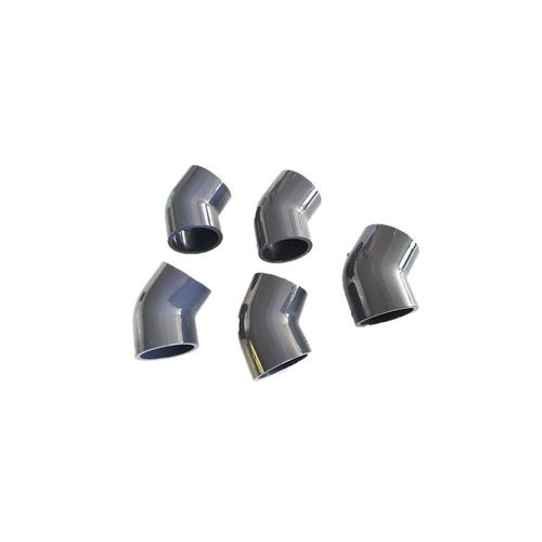 Gnrique 5 Coudes -  50 Mm - Coude Simple En Pvc  45- Femelle  Coller/Femelle  Coller