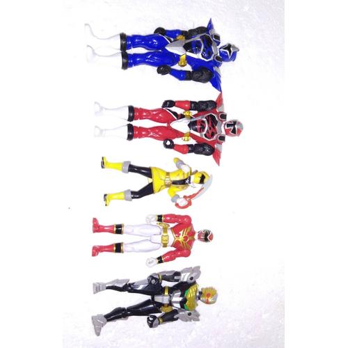 5 Figurines Power Rangers 