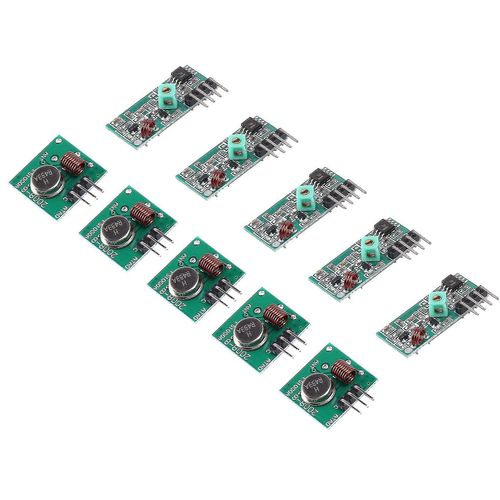 5 paires 433mhz Rf metteur et rcepteur Module Board Link Kit compatible avec Ar-duino / ARM / MCU //