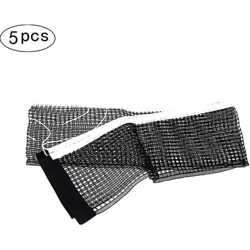 5 Pcs Professional Table Tennis Net Jeu Spcifique Table Tennis Net Single Net Sans Support Nylon Net / Accessoires De Remplacement Pour Ping Pong, 180 * 14c