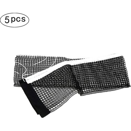 5 Pcs Professional Table Tennis Net Jeu Spcifique Table Tennis Net Single Net Sans Support Nylon Net / Accessoires De Remplacement Pour Ping Pong, 180 * 14c