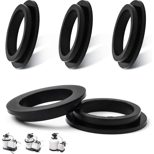5 Pices Joints Toriques De Rechange Pour Piscine Intex,En Caoutchouc,Pour Pompe  Sable Intex 26323ca,26323eh,26331ca,26331eh,26337eh Noir